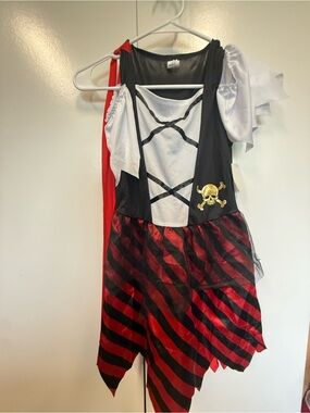 New Kids Pirate Costume Dress with bandana - Halloween, theater